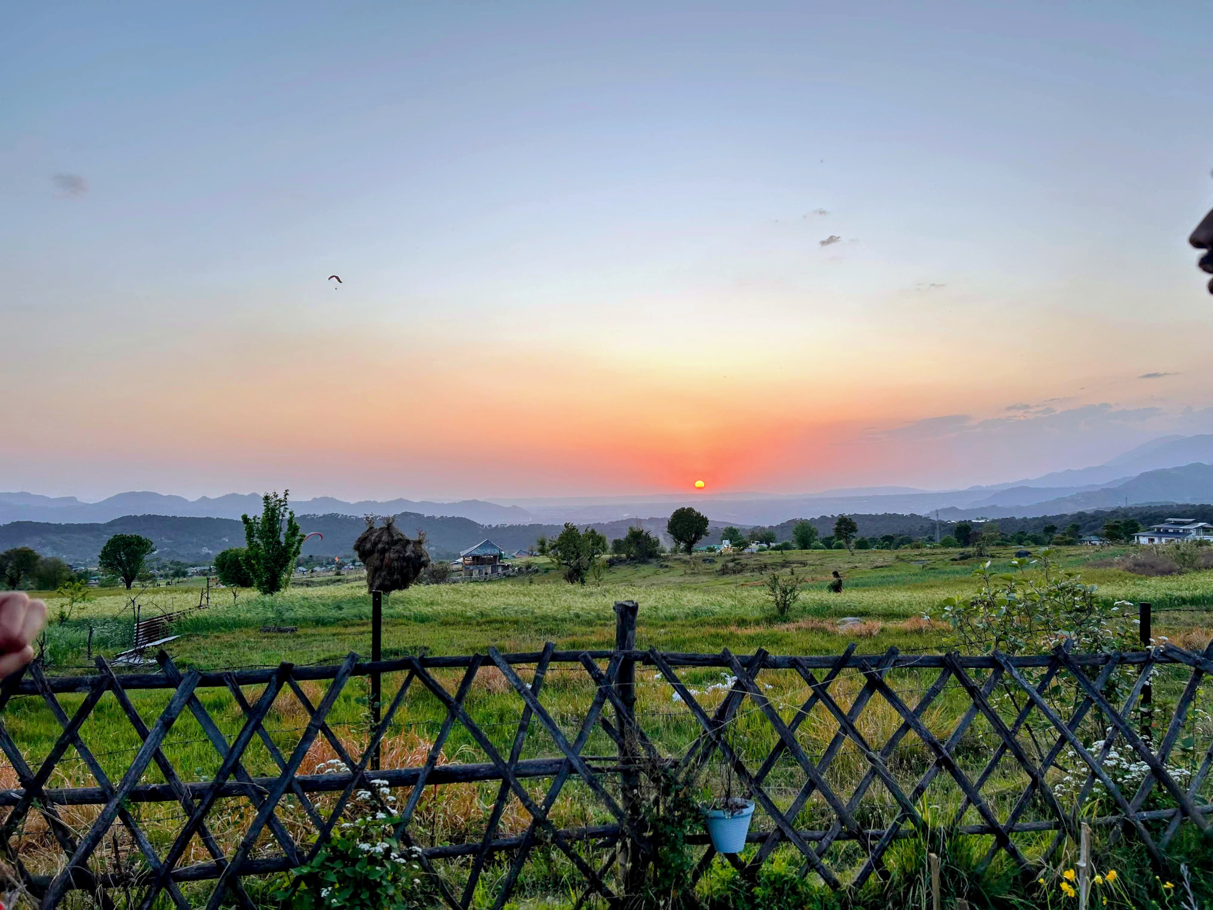 Sunset view from The Northern Cafe